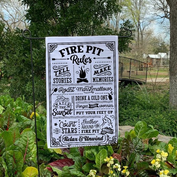 Yard Flag-Rules choose a flag.Firepit, porch, campfire, patio. - Picture 2 of 4